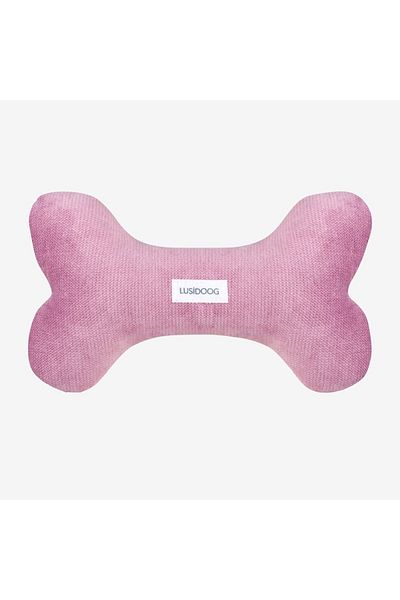 Lusi Doog Plush Dog Toy Bone (100% Organic Fiber)