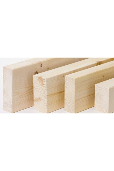Ahşap ( 4 Cm X 4 Cm X 250 Cm 4 Adet ) Ladin , Silinmiş , , Çıta , Kereste , T...