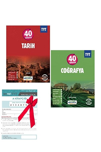 Okyanus Yayınları 2024 TYT 40 Seans Tarih - Coğrafya Konu Özetli Soru Bankası Set Okyanus