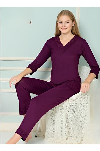 PİJAMMA بدلة بيجامة بأكمام طويلة