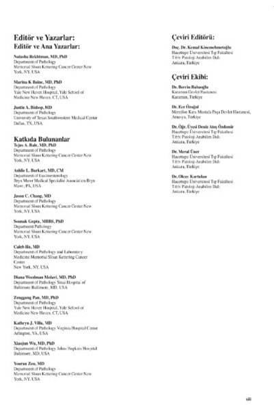 Kongre Kitabevi Cerrahi Patologlar Için Hızlı Başvuru El Kitabı