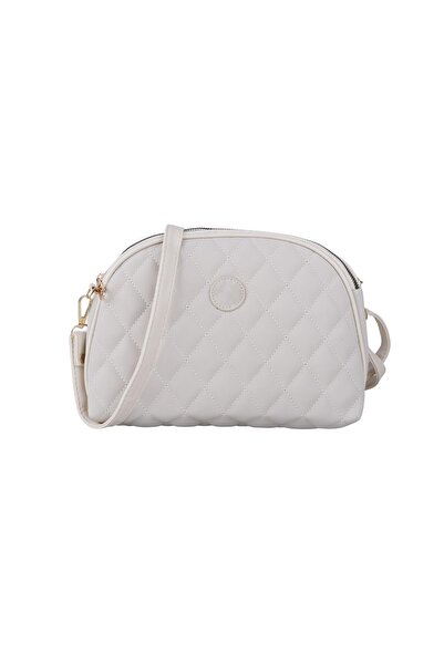 Bagacar Капітоне Шикарна сумочка через плече та на руці Крем