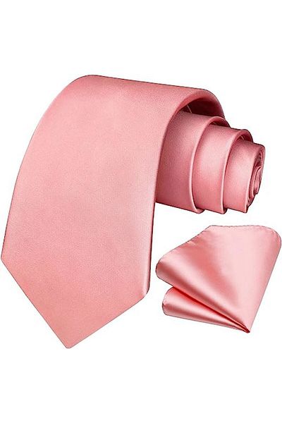 Tezzgelsin Men's Satin Tie And Handkerchief Set Men's Tie