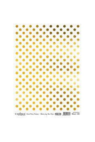 Cadence Model 024 Gold Foil Brass Decopage