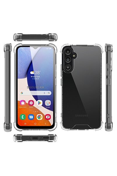 Nezih Case Samsung Galaxy A34 Kılıf Köşe Korumalı Darbelere Dayanıklı Antisho...