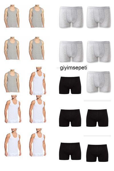 giyimsepeti Ανδρικά εσώρουχα 10 τμχ Ανδρικά Boxers Οικονομική Συσκευασία Σετ εσωρούχων