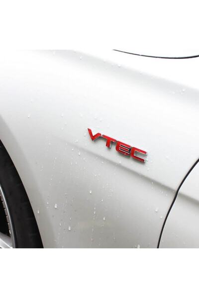 EDEXPORT Vtec Metal Bagaj Çamurluk Yazısı Kırmızı (527107481)