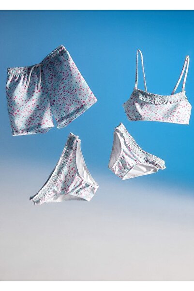MANGO Kids Fırfır Detaylı Bikini