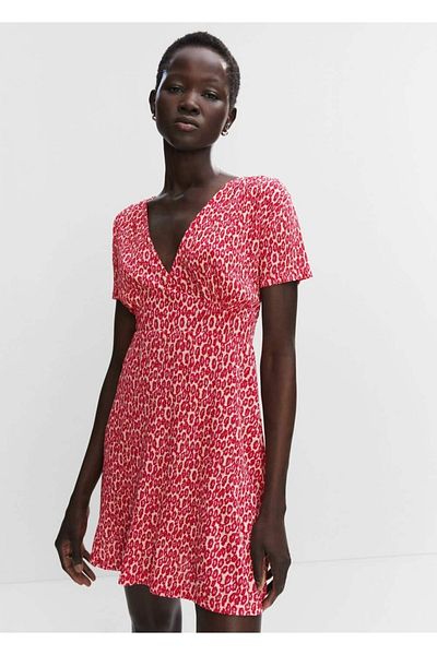 MANGO Woman Sukienka we wzór paisley