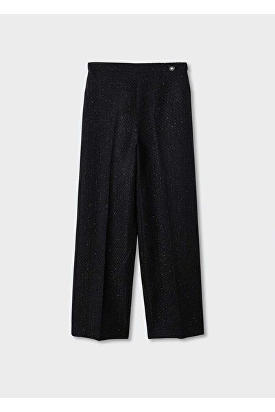 MANGO Woman Düğmeleri Taşlı Tüvit Pantolon