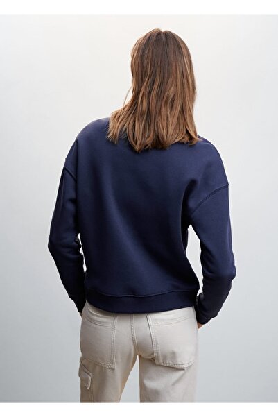 MANGO Woman Yazı Işlemeli Sweatshirt