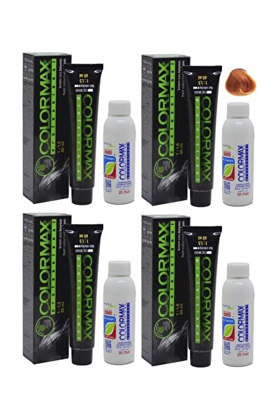Colormax 8.43 Sultan Bakırı 4'lü + Orjınal Oksidan Krem 90ml 4'lü