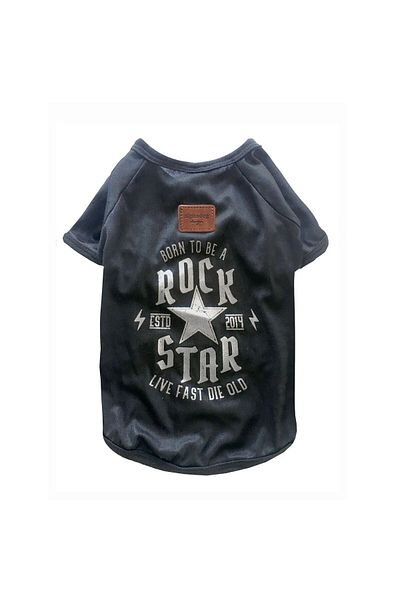 Alphadog Design Rockstar Cat Dog Outfit T-shirt