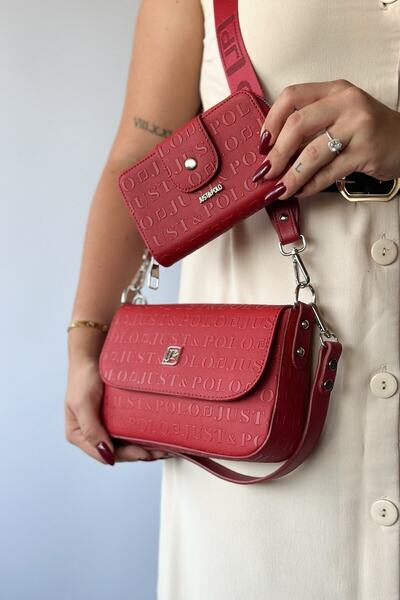 Just Polo حقيبة كتف نسائية أنيقة تحتوي على 5 أقسام مناسبة للاستخدام اليومي 23...