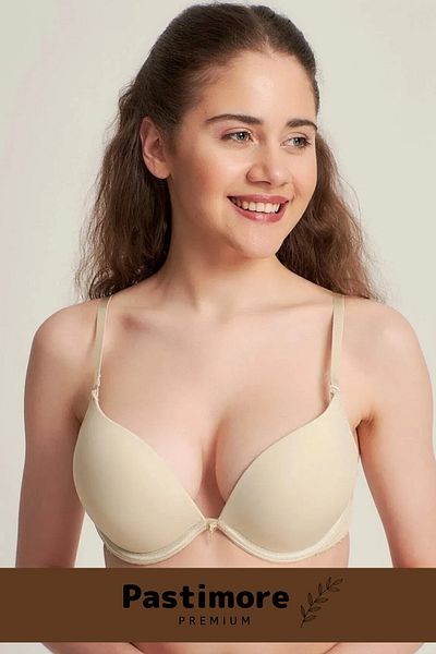 Pastimore Sutien negru pentru femei Magic cu captuseala cu suport pentru marirea marimii Premium Extra Push Up 2