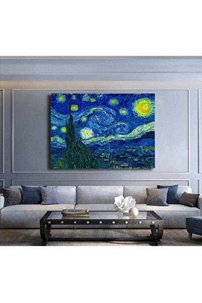 KanvasSepeti Ван Гог Звездна нощ Картина на платно