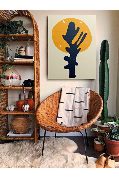 KanvasSepeti Apstraktna dekorativna vintage retro boemska boho umetnost vekto...