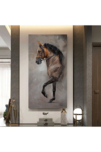 Tablo Deposu Asil At Kanvas Gülen Tablo