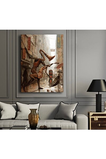 Tablo Deposu Noi instrumente de dans Pictură Smiley Canvas