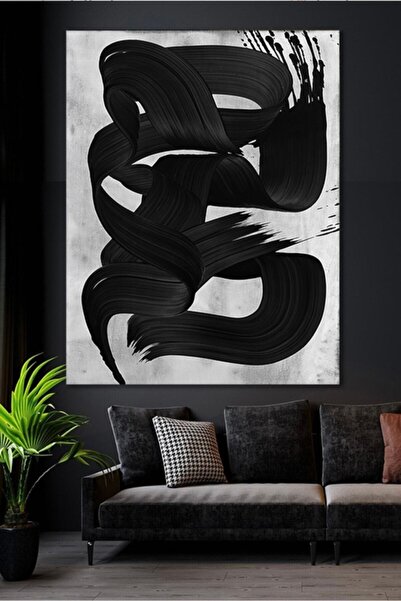 Tablo Deposu Pictură Smiley pe pânză abstractă în formă modernă