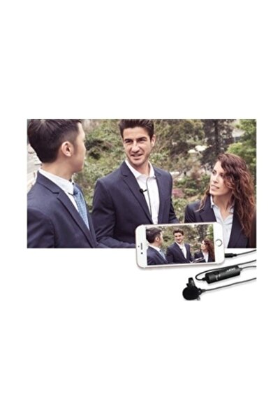 Snopy Sn-100m Siyah Akıllı Telefon Ve Youtuber Yaka Mikrofonu