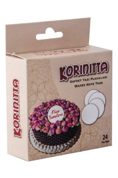 Korinitta 24 Round Wafer Writing Plates