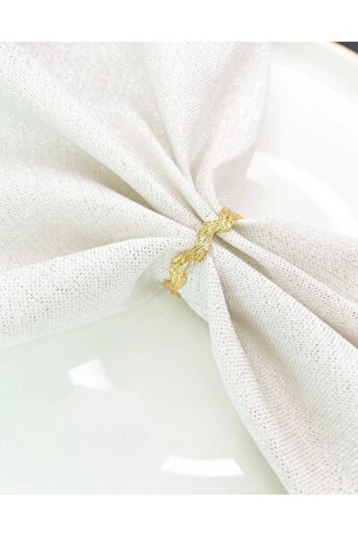 MIARIK DESIGN & DEKORASYON Döküm 6’lı Peçete Halkası Peçete Yüzüğü