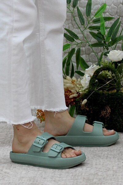 Mehmet Mete EZ0095 Beach Sea Pool Slippers Light Comfortable Flexible Women's Slippers