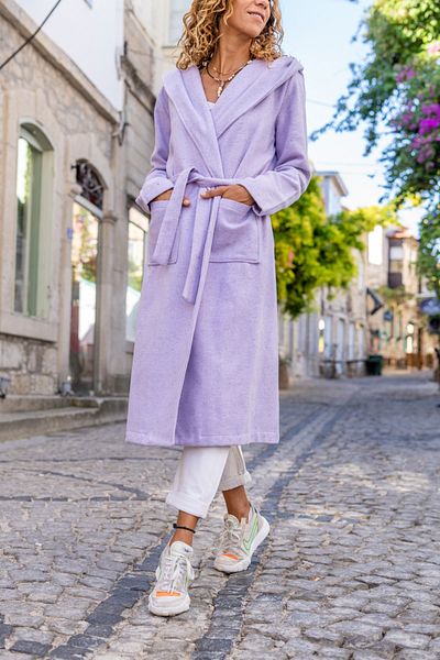 Bright clearance purple coat