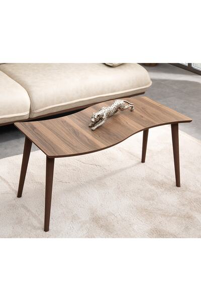 vovvahome SALSA MDF AHŞAP ORTA SEHPA - CEVİZ