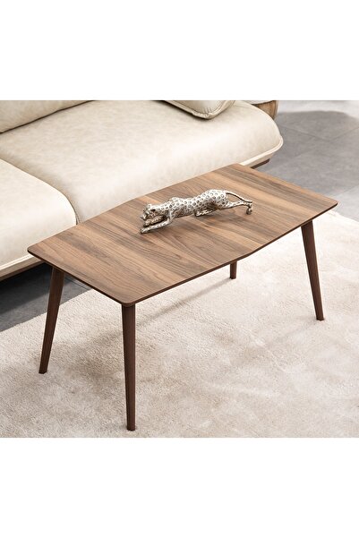 vovvahome VEGA MDF AHŞAP ORTA SEHPA - CEVİZ