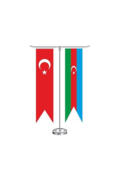Bayrak Online T Kırlangıç Azerbaycan Masa Bayrağı Takımı