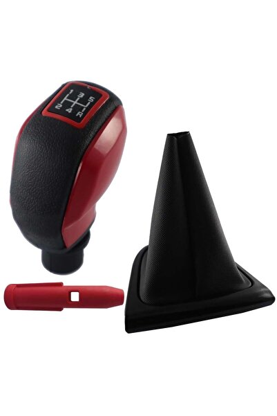 NEVREVA NVR Renaullt Clio 4 Spor Uyumlu Vites Topuzu ve Körüğü Takımı Nev-Ros...