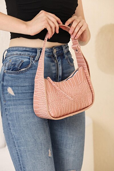 Stilgo Geantă baguette cu model crocodil pentru femei STL-TNS02Z