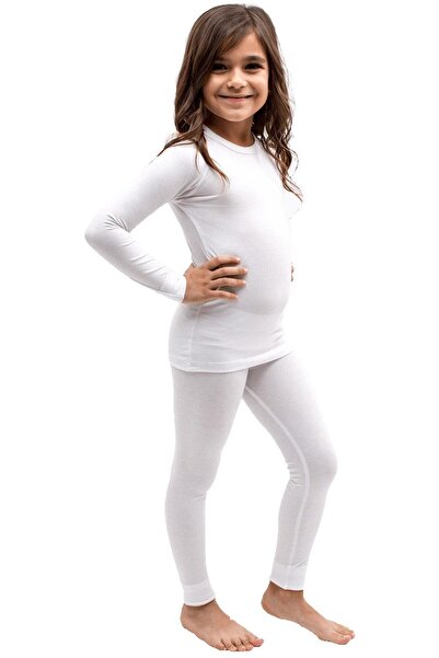 TheDon The DON Kız Çocuk Termal İçlik Alt Beyaz
