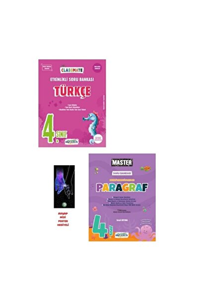 Okyanus Yayınları 4.sınıf Classmate Türkçe Soru Bankası Ve Master Paragraf So...