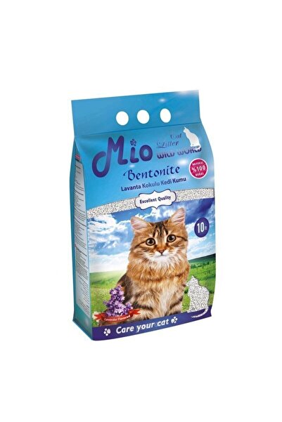 MİO Lavanta Kokulu Kalın Bentonit Kedi Kumu 10 Lt