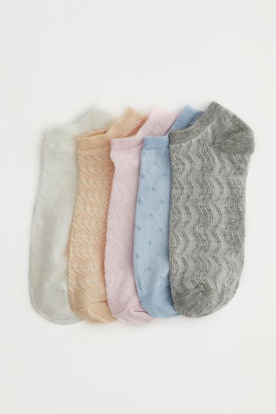 DeFacto Women's 5-Piece Cotton Booties Socks