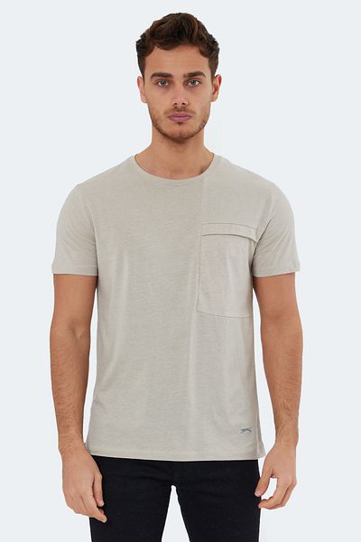 Slazenger Ανδρικό κοντομάνικο μπλουζάκι KAURI Stone Grey