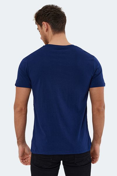 Slazenger Ανδρικό κοντομάνικο μπλουζάκι Navy Blue KAURI