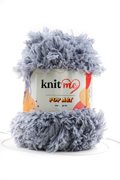 knitme POP ART 100 gr 3'li Paket Kürk Görünümlü El Örgü İpİ Yarn (962)