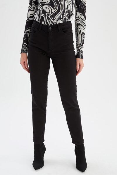 DeFacto Traditional carmela Slim Fit Gabardine Trousers