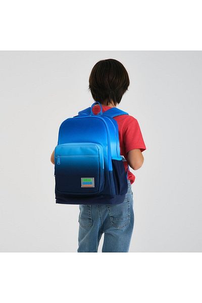 Coral High Set de geanți de școală pentru copii, albastru bleumarin, albastru, culoare tranziție SET0223745