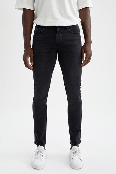 DeFacto Τζιν παντελόνι Carlo Skinny Fit Normal Waist Slim Leg