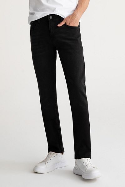 DeFacto Τζιν παντελόνι Sergio Regular Fit Normal Waist Pipe Leg Jean