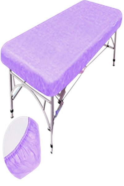 DETAY SEDYE ÖRTÜLERİ MOR SEDYE ÖRTÜSÜ 30 ADET 40 GR KALIN KUMAŞ