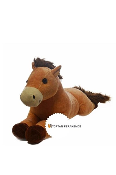 şirin toys hediyelik Peluş Yatan Sevimli At 50 Cm