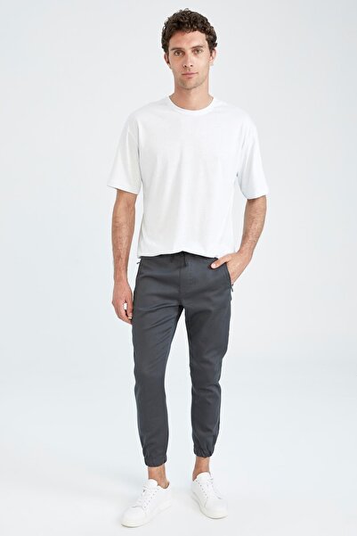 DeFacto Kalhoty Jogger Standard Fit Gabardine Chino