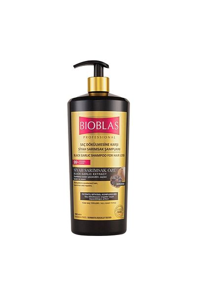 Bioblas 1000 Ml Pro Black Garlic Biocare Shampoo