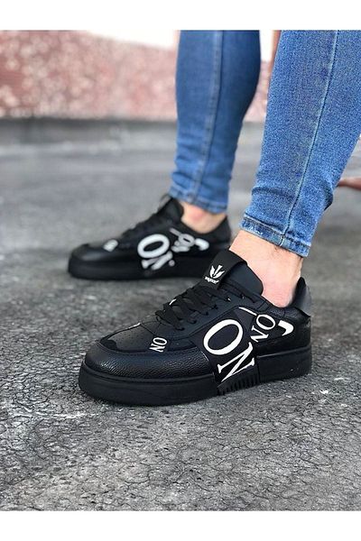 Joy Man J202 Pantof casual pentru bărbați, cu talpă ortopedică cu șireturi, ST negru